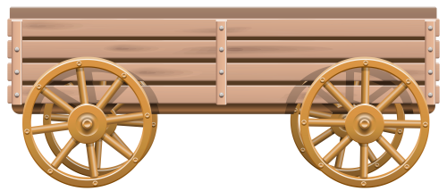 Wooden Cart PNG Clip Art - High-quality PNG Clipart Image in cattegory Outdoor PNG / Clipart from ClipartPNG.com