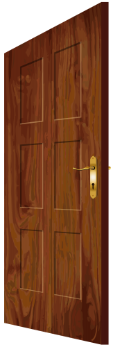 Wooden Door PNG Clip Art - High-quality PNG Clipart Image in cattegory Doors PNG / Clipart from ClipartPNG.com
