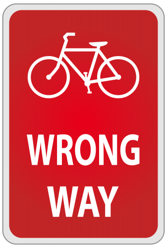 Wrong Way Sign PNG Clipart - High-quality PNG Clipart Image in cattegory Road Signs PNG / Clipart from ClipartPNG.com