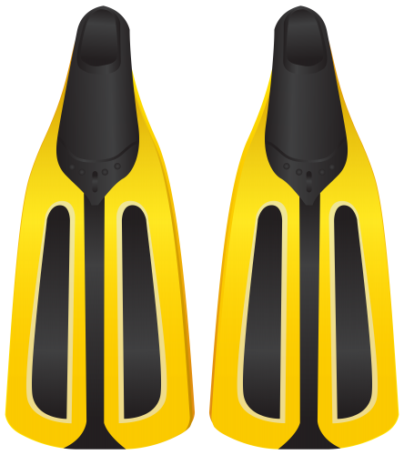 Yellow Diving Fins PNG Clip Art - High-quality PNG Clipart Image in cattegory Summer PNG / Clipart from ClipartPNG.com
