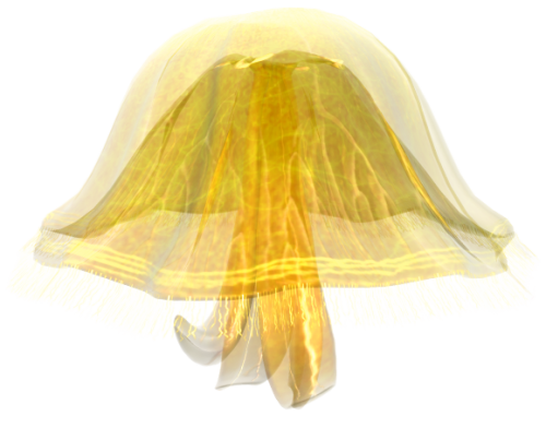 Yellow Jellyfish PNG Image - High-quality PNG Clipart Image in cattegory Underwater PNG / Clipart from ClipartPNG.com