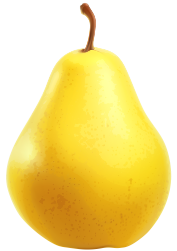 Yellow Pear PNG Clipart - High-quality PNG Clipart Image in cattegory Fruits PNG / Clipart from ClipartPNG.com