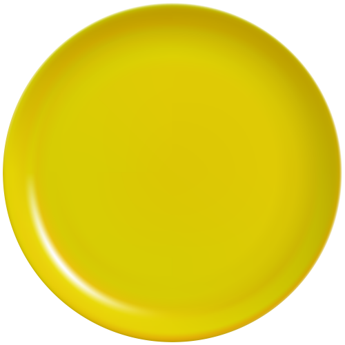 Yellow Plate PNG Clip Art - High-quality PNG Clipart Image in cattegory Tableware PNG / Clipart from ClipartPNG.com