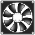 12V Computer Fan PNG Clipart - High-quality PNG Clipart Image from ClipartPNG.com