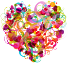Abstract Colorful Heart PNG Clipart - High-quality PNG Clipart Image from ClipartPNG.com