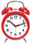 Alarm Clock Red PNG Clip Art - High-quality PNG Clipart Image from ClipartPNG.com