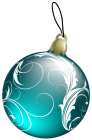 Beautiful Blue Christmas Ball PNG Clipart - High-quality PNG Clipart Image from ClipartPNG.com