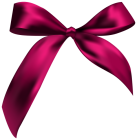 Beautiful Dark Red Bow PNG Clipart