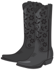 Black Cowboy Boots PNG Clipart - High-quality PNG Clipart Image from ClipartPNG.com