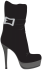 Black Female Boots PNG Clipart - High-quality PNG Clipart Image from ClipartPNG.com