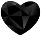 Black Gem Heart PNG Clipart - High-quality PNG Clipart Image from ClipartPNG.com