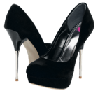 Black Plush Heels PNG Clipart - High-quality PNG Clipart Image from ClipartPNG.com