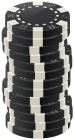 Black Poker Chips PNG Clip Art - High-quality PNG Clipart Image from ClipartPNG.com