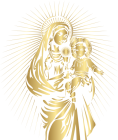 Blessed Virgin Mary and Baby Jesus PNG Clip Art - High-quality PNG Clipart Image from ClipartPNG.com