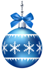 Blue Christmas Ball PNG Clip Art - High-quality PNG Clipart Image from ClipartPNG.com