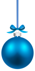 Blue Hanging Christmas Ball PNG Clipart - High-quality PNG Clipart Image from ClipartPNG.com