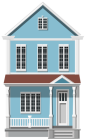 Blue House PNG Clip Art - High-quality PNG Clipart Image from ClipartPNG.com