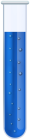 Blue Liquid Sample In Test Tube PNG Clipart - High-quality PNG Clipart Image from ClipartPNG.com