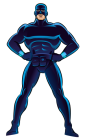 Blue Superhero PNG Clip Art  - High-quality PNG Clipart Image from ClipartPNG.com