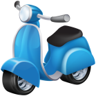 Blue Vespa PNG Clip Art - High-quality PNG Clipart Image from ClipartPNG.com