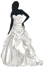 Bride Silhouette Clip Art - High-quality PNG Clipart Image from ClipartPNG.com