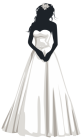 Bride Silhouette PNG Clip Art - High-quality PNG Clipart Image from ClipartPNG.com