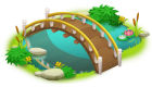 Bridge and Pond PNG Clip Art - High-quality PNG Clipart Image from ClipartPNG.com