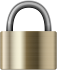 Bronze Iron Padlock PNG Clip Art - High-quality PNG Clipart Image from ClipartPNG.com