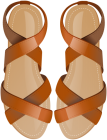 Brown Sandals PNG Clip Art - High-quality PNG Clipart Image from ClipartPNG.com