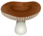 Brown Transparent Mushroom PNG Clipart