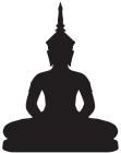 Buddha Statue Silhouette PNG Clip Art  - High-quality PNG Clipart Image from ClipartPNG.com