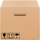 Cardboard Box PNG Clip Art