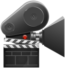 Cinema Camera And Clapboard PNG Clip Art - High-quality PNG Clipart Image from ClipartPNG.com