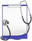 Clipboard with Medical Headphones PNG Clip Art - High-quality PNG Clipart Image from ClipartPNG.com