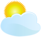 Cloud and Sun Weather Icon PNG Clip Art - High-quality PNG Clipart Image from ClipartPNG.com