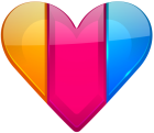 Colorful Heart PNG Clipart - High-quality PNG Clipart Image from ClipartPNG.com