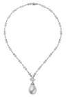 Diamond Necklace with Pearl PNG Clipart - High-quality PNG Clipart Image from ClipartPNG.com