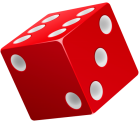 Dice Red PNG Clip Art - High-quality PNG Clipart Image from ClipartPNG.com