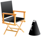 Directors Chair and Megaphone PNG Clip Art - High-quality PNG Clipart Image from ClipartPNG.com