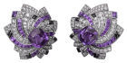 Earrings with Purple Diamonds PNG Clipart - High-quality PNG Clipart Image from ClipartPNG.com