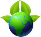 Earth with Leaves PNG Clip Art - High-quality PNG Clipart Image from ClipartPNG.com