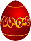 Easter Decorative Red Egg PNG Clip Art  - High-quality PNG Clipart Image from ClipartPNG.com