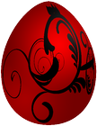 Easter Red Decorative Egg PNG Clip Art  - High-quality PNG Clipart Image from ClipartPNG.com