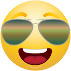 Emoticon with Sunglasses PNG Clip Art  - High-quality PNG Clipart Image from ClipartPNG.com