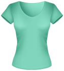 Female Green Shirt PNG Clipart - High-quality PNG Clipart Image from ClipartPNG.com