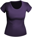 Female Purple Shirt PNG Clipart - High-quality PNG Clipart Image from ClipartPNG.com