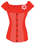 Female Red Top PNG Clipart - High-quality PNG Clipart Image from ClipartPNG.com
