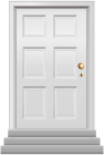 Front Door White PNG Clip Art - High-quality PNG Clipart Image from ClipartPNG.com