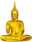 Gold Buddha Statue PNG Clip Art  - High-quality PNG Clipart Image from ClipartPNG.com