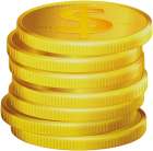 Gold Dollar Coins PNG Clipart - High-quality PNG Clipart Image from ClipartPNG.com